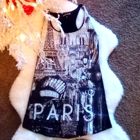 Jr's Sequined Paris Long Tunic sz 3 - Picture 1 of 6